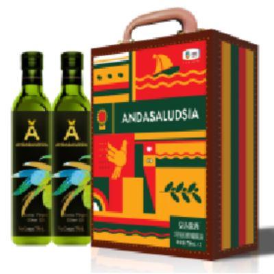 中粮福临门 安达露西特级初榨橄榄油750ml礼盒 1个