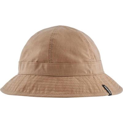 PATAGONIA男士户外防风防泼水宽檐桶帽休闲徒步有机棉蜡布棒球帽 Slab_Khaki