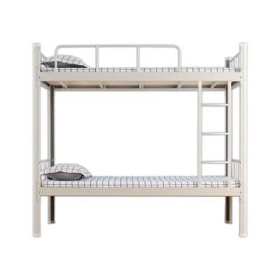 尔迈 钢制双层床宿舍上下铺员工高低铁床铺公寓铁架子床学生双人床含床板 1米