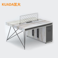 匡大 现代简约办公桌双人位职员桌电脑桌1.2米 KDT250