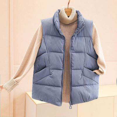 新款马甲女短款棉衣秋韩版羽绒棉服外套学生马夹背心坎肩潮梨桦嫣