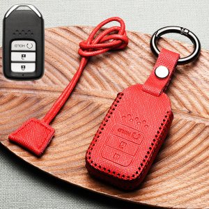 [补贴10%]小怪兽2019款本田十代雅阁CRV冠道思域XRV真皮车钥匙包套创意个性汽车钥匙包