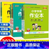 全面发展!![全4册]语+数+英+科(人教版) 三年级上 [正版]2025新版绿卡小学学霸作业本语文数学英语科学政治全套