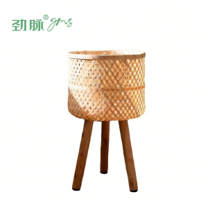 劲脉 阳台花架 竹编中号 个