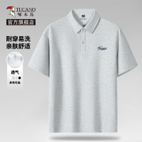 啄木鸟官方polo衫男短袖夏季2025新款轻奢高端商务装翻领t恤大码Y