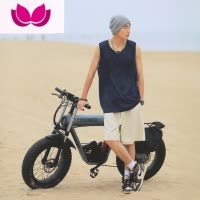 七斓吕小虎抽绳运动短裤男夏潮牌侧条纹字母印花五分休闲裤子宽松百搭