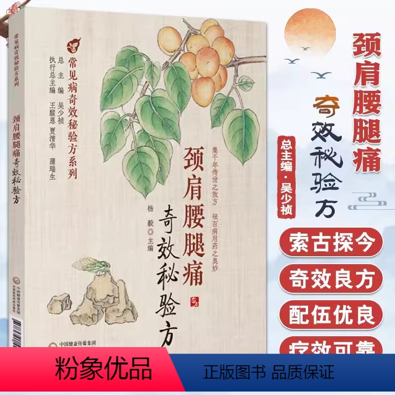 [正版]颈肩腰腿痛奇效秘验方 常见病奇效秘验方系列 中国医药科技出版社 杨毅 主编 医学书籍