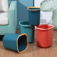 [补贴10%]轻奢垃圾桶家用卧室厕所卫生间厨房客厅无盖纸篓压圈大号挂式小号