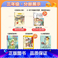 [全套5册]三年级阅读 [正版]2024湖南阅美书湘三年级上册课外书阅读秋季全5册 雷锋的故事土鸡的冒险 成语故事人民邮