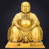 美帮汇玄天上帝 真武大帝神像摆件铜 玄武祖师祖师爷铜像大号