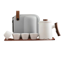 卫未来 旅行茶具套装快客杯 一壶四杯 套