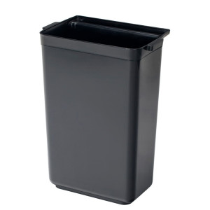 手推车用收集桶挂桶通用黑色餐车收餐桶 塑料挂桶收纳桶 酒店宾馆餐厅垃圾桶 大号 长挂桶