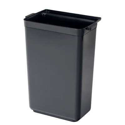 手推车用收集桶挂桶通用黑色餐车收餐桶 塑料挂桶收纳桶 酒店宾馆餐厅垃圾桶 大号 长挂桶