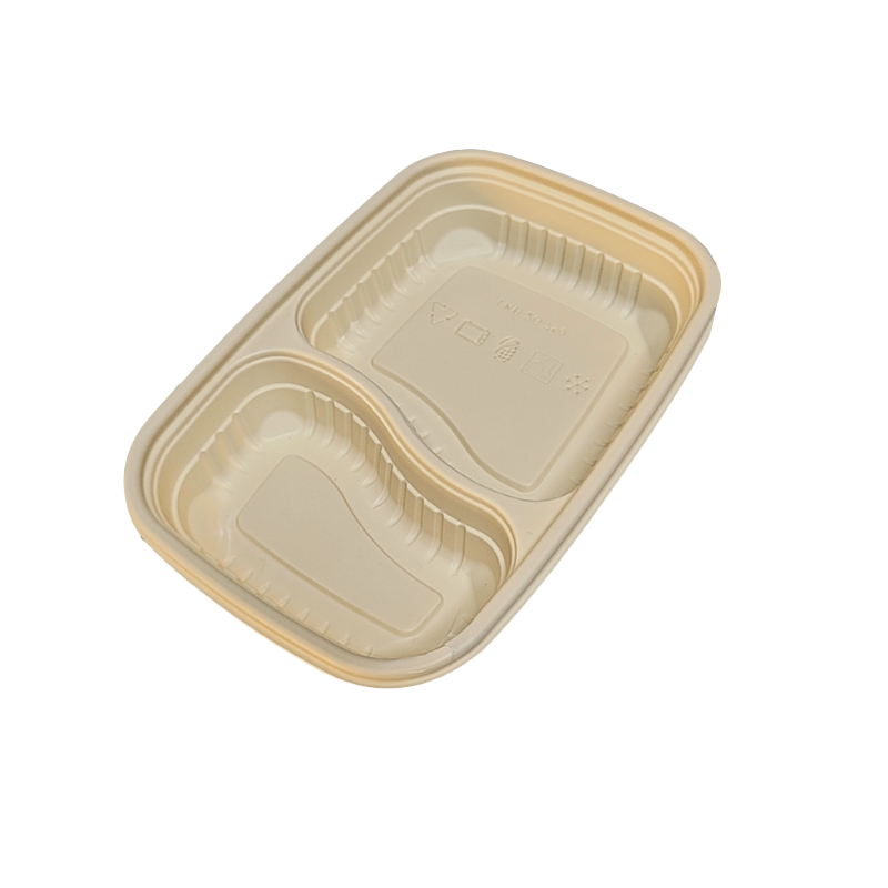 鑫扬赢 可降解一次性二格餐盒850ml 200套/件