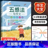 五感法素材积累 小学通用 [正版]小学生作文书大全四至六年级五感法写作文扩句法写作技巧方法素材积累三到六年级五二年级上册