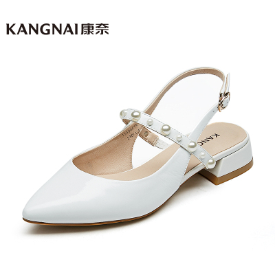 康奈女鞋夏季清凉时尚百搭都市休闲尖头透气凉鞋15484019