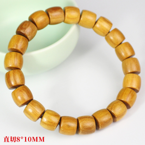 黄檀木手串直切8*10MM男女情侣手链饰品木文玩抖音小红书直播货源送女朋友老婆情人节七夕生日礼物 直切8*10MM
