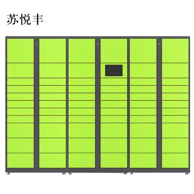 苏悦丰智能快递柜小区快递自提柜派件柜室外寄存柜信报箱储物柜一主两副65格