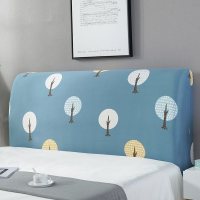 床头罩套床头套软包防尘罩靠背罩子保护套1.8米弹力布1.5床北欧风 绒球飞飞 2.2米(适合2.1-2.4米床头使用)