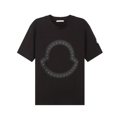 盟可睐/蒙口 moncler 男士棉质宽松版圆领短袖t恤8c00015 8390t