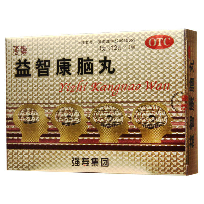 强寿益智康脑丸3g*12丸/盒补肾益脾健脑生髓健忘头昏腰膝酸软