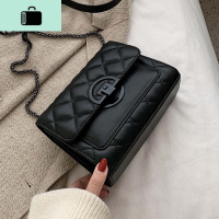 高级感洋气包包女2020新款潮韩版时尚菱格链条百搭单肩斜挎小方包NEW LAKE女斜挎包