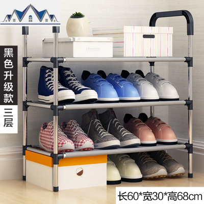 简易鞋柜布艺简约现代家用厅柜收纳柜子储物柜组装口小鞋架子 三维工匠