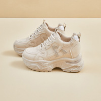 内增高ins韩版新款老爹鞋女秋季跑步休闲鞋厚底