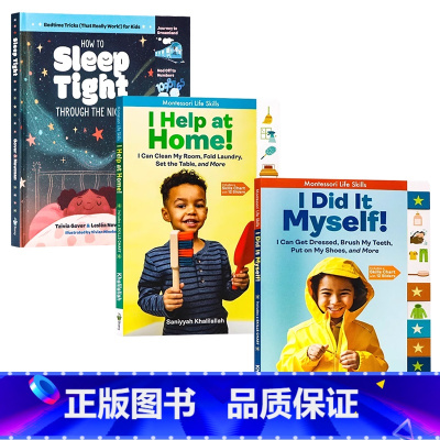 蒙氏启蒙3册 [正版]蒙台梭利启蒙期 新手父母的养育指南 英文原版 The Montessori Toddler 全彩插