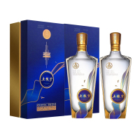 五粮液 五粮梦 52度500ml*2 双瓶装浓香型白酒 苏宁自营