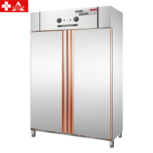 埃利斯(AILISI)热风循环消毒柜商用不锈钢立式高温厨房餐厅食堂酒店大容量碗筷双门餐具消毒碗柜ZTP-1200A1