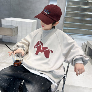 男童卫衣2026新款春装卡通上衣儿童春秋款中大童春季男孩韩版长袖