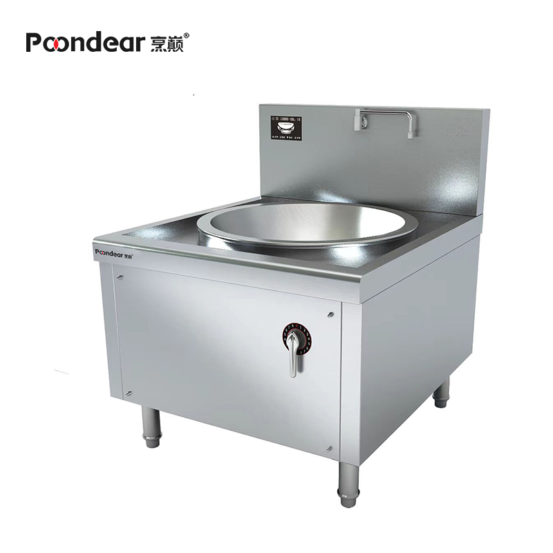 烹巅(Poondear)商用电磁大锅灶 学校食堂酒店单位大锅灶炒炉灶 电磁单头大锅灶 70 PDC-D700-E115