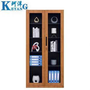 珂洋 备品柜 通玻(黄木纹) 台