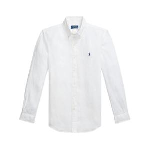 polo ralph lauren2025新款男士衬衫亚麻长袖透气休闲商务轻便透气男衬衣