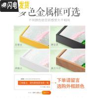 三维工匠十字绣钻石绣2019年钻石画满钻新款客厅发财麋鹿点贴砖带框 [三幅一起满钻全贴]单幅40*50厘米[带金属画框]