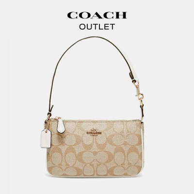 [香港直邮]原装进口蔻驰COACH/奥莱女包经典标志NOLITA 19号手袋麻将包C3308