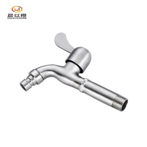 晨以橙 304不锈钢尖嘴水龙头 4分*13.5cm可入墙 个