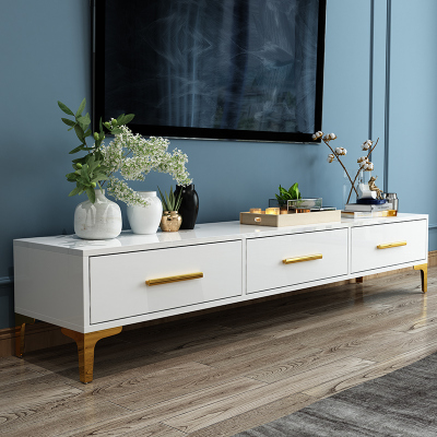北欧电视柜茶几组合套装现代简约小户型客厅卧室轻奢后现代电视柜 160*40*40三抽配送+安装 组装