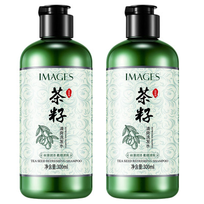 [2瓶装]形象美茶籽清爽洗发水300ml 清爽润发柔顺洗发露