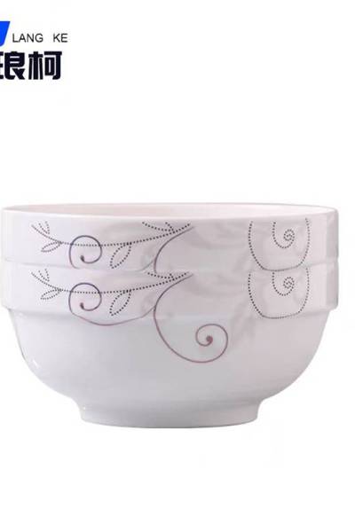 琅柯 陶瓷碗 金枝玉叶 7英寸
