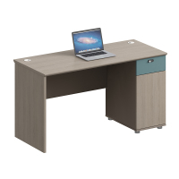 臻远ZY5040802 职员桌办公桌办公室桌子员工电脑桌 单人位1.4米