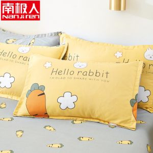 一对装枕套枕芯枕头套夏季整头套儿童卡通情侣单人用枕夏天