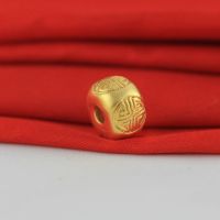 金满多 越南沙金欧币金首饰品 男女DIY手链手绳配件品 黄铜镀金色送女朋友老婆情人节七夕生日礼物