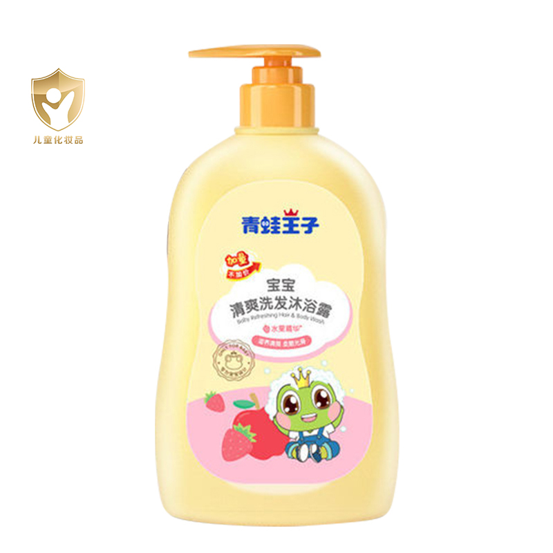 青蛙王子婴儿洗发沐浴露二合一水果精华320ml