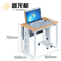 鑫龙都翻转电脑桌单人位张