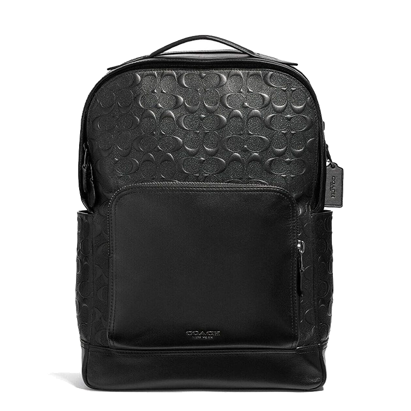 蔻驰 男士双肩包 奥莱男包coach新款男士休闲背包书包电脑包时尚旅行