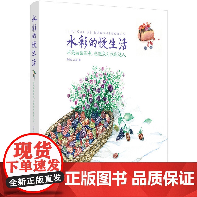 水彩的慢生活:不是画画高手,也能成为水彩达人 云中山人三淼 化学工业出版社 正版书籍