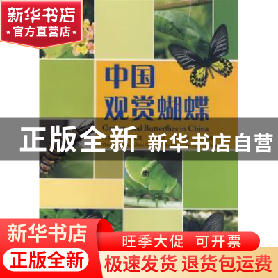 正版 中国观赏蝴蝶 陈晓鸣 中国林业出版社 9787503852770 书籍