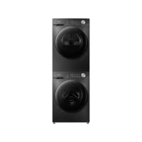 美的(Midea)洗烘套装 10KG滚筒洗衣机+变频热泵烘干机 1.1洗净比MG100V36T+MH100VH36T